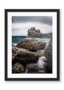 'Rough To The Ground' Framed Print